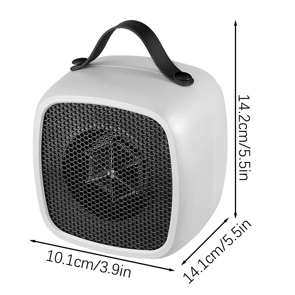 500W PTC Ceramic Portable Mini Heater for Indoor Office Fast Heating Quiet Warm Air Warmer for Winter