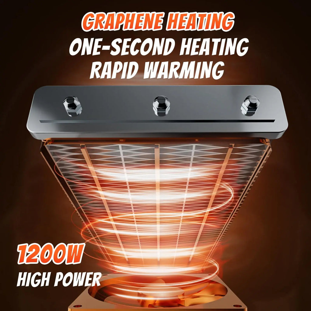 3 in 1 Electric Space Heater Cooling Fan & Heater Fan & Humidifier 1200W Portable Heater timed &Overheat Protection Desk Heaters